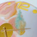 Zegar ścienny z żywicy epoksydowej