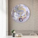 Zegar ścienny z żywicy epoksydowej