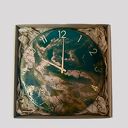 Zegar ścienny z żywicy epoksydowej
