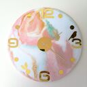 Zegar ścienny z żywicy epoksydowej