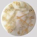 Ręcznie wykonany zegar ścienny z żywicy epoksydowej - okrągły, 30 cm