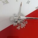 Zegar ścienny z żywicy epoksydowej - mapa Polski, 35&times;35 cm