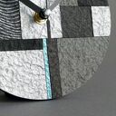 Geometryczny zegar less waste - z papieru z recyklingu