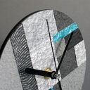 Geometryczny zegar less waste - z papieru z recyklingu