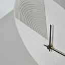 Zegar strukturalny - szarość - 30 cm