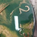 Zegar ścienny z żywicy epoksydowej