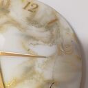 Ręcznie wykonany zegar ścienny z żywicy epoksydowej - okrągły, 30 cm