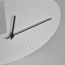 Zegar strukturalny - szarość - 30 cm