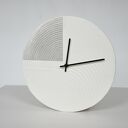 Zegar strukturalny - szarość - 30 cm