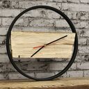 Zegar Wood Black