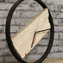 Zegar Wood Black