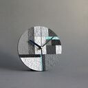 Geometryczny zegar less waste - z papieru z recyklingu