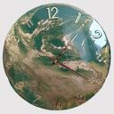 Zegar ścienny z żywicy epoksydowej