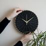 elegancki zegar ścienny zegary w stylu glamour ekologiczne dodatki