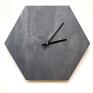 Designerski zegar na ścianę - ścienny beton architektoniczny