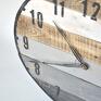 zegary: Zegar duży ze starych desek - średnica 57cm - loftowy stare