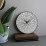STUDIO blureco minimalistyczny zegar wyplatany ścienny wiszący z ekologicznej wikliny rustykalne dekoracje