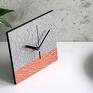 STUDIO blureco zegary: szary zegar stojacy dekoracje zero waste
