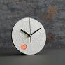 minimalistyczny zegar zegary szare dla ukochanej osoby - idealny prezent na nowoczesny eco dizajn
