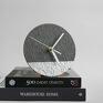 czarne zegary nowoczesny zegar ekologiczny z papieru z recyklingu w industrialnym stylu