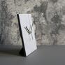 szare zegary minimalistyczny zegar nowoczesny stojący z papieru loftowy na biurko