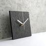 minimalistyczny zegar zegary czarny stojący