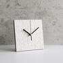 minimalistyczny zegar oryginalny kwadrat