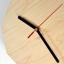 zegary: "Wood Clock" - zegar drewno