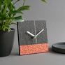 STUDIO blureco oryginalny zegar handmade zegary minimalistyczny nowoczesny z miedzianym akcentem industrialny miedziany do salonu