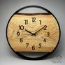 duzy zegar drewniany