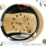 brązowe zegary zegar ścienny 40 cm moda wnętrzarska co sezon zmienia się w zastraszającym tempie oryginalny z drewna
