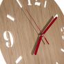 Dwa Tak bambus zegary zegar tradycyjny z drewna bambusowego naturalny