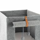 Legowisko dla kota z piłeczkami i poduszką, do regału IKEA typu Kallax, Expedit