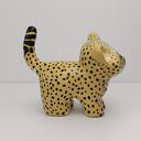 Figurka Gepard Dziki Kot Ręcznie malowana mała figurka dekoracyjna