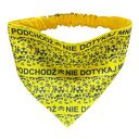 Bandana dla psa na gumce rozmiar L (48 - 54 cm) Nie dotykaj