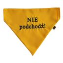 Bandana dla psa Nie podchodź XL