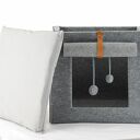 Legowisko dla kota z piłeczkami i poduszką, do regału IKEA typu Kallax, Expedit
