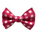 Muszka dla psa rozmiar Czerwono - biała kratka (425938(