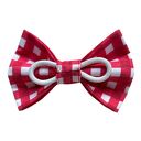 Muszka dla psa Czerwono-biała kratka