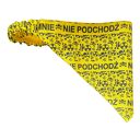 Bandana ostrzegawcza dla psa na gumce - rozmiar L 48-54 cm „Nie podchodź / Nie dotykaj”