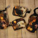 Zestaw saszetka na smaczki i woreczki dla labradora - handmade na spacery i trening